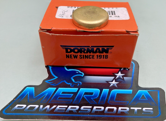 New Genuine Dorman 565-024 Brass Cup Expansion Plug 1-1/4 In., SC, Height 0.260