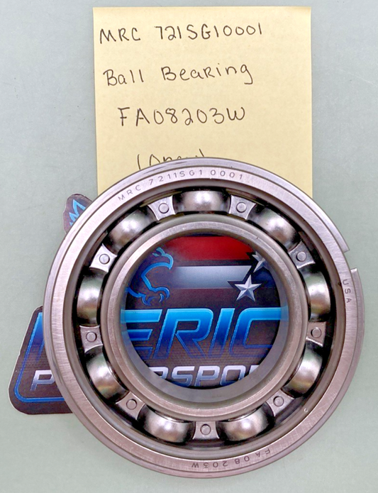 New Genuine MRC 721SG10001 Ball Bearing FA08203W (Open)