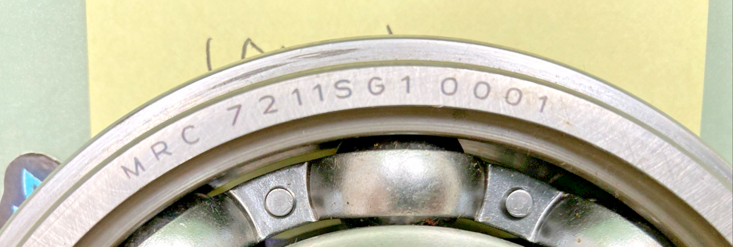 New Genuine MRC 721SG10001 Ball Bearing FA08203W (Open)