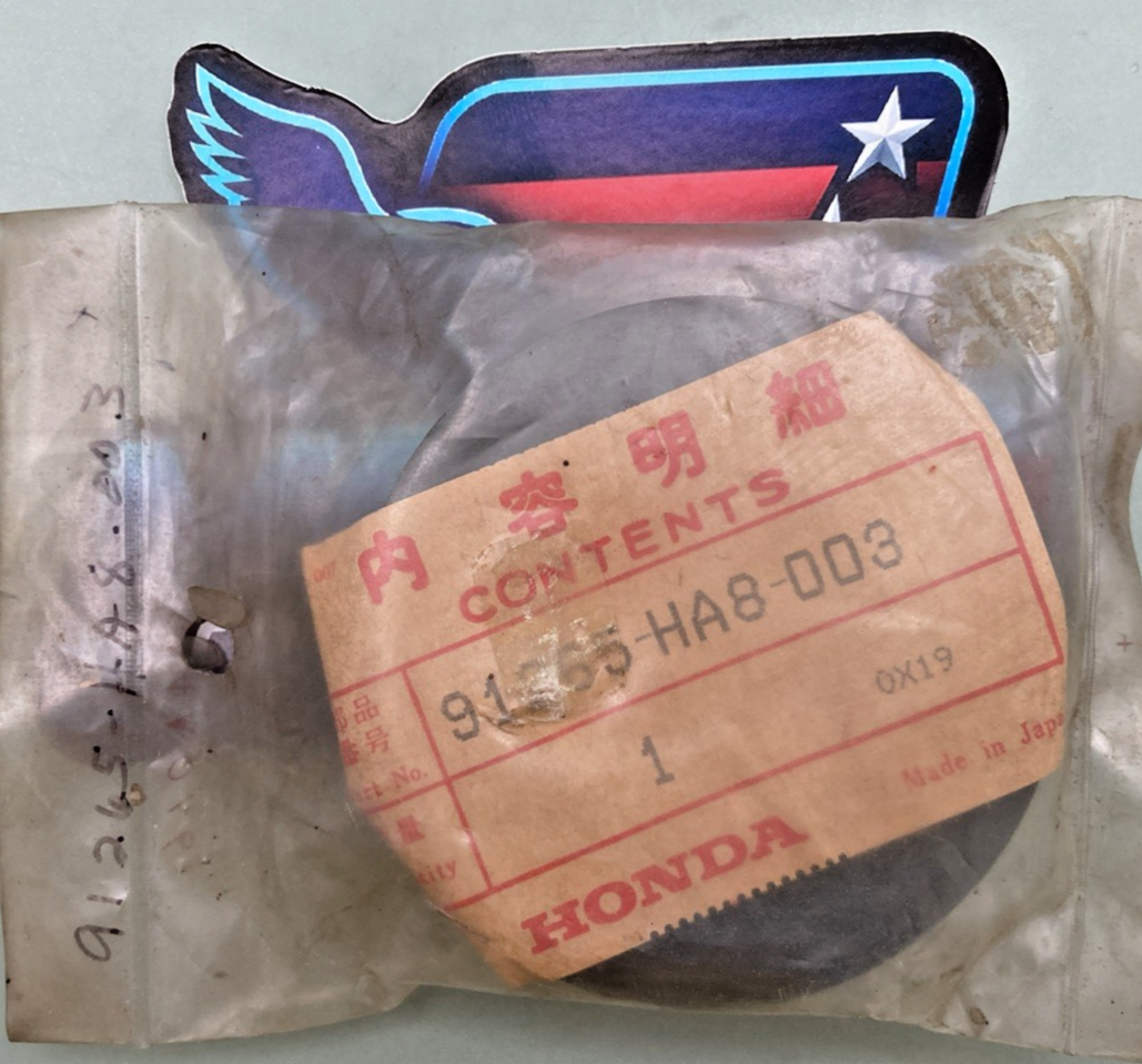 New Genuine Honda 91265-HA8-003 Ring, Side, Seal