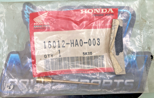 New Genuine Honda 16012-HA0-003 Needle, Set, Jet