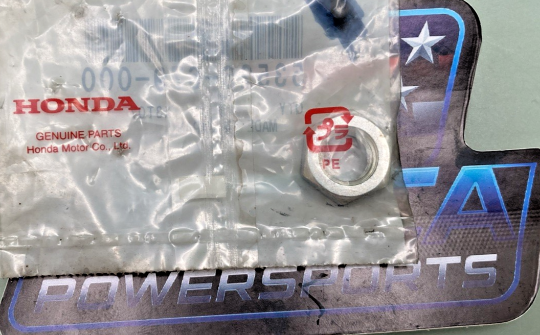 Qty 2 New Genuine Honda 53526-679-000 Nut, Tie, Rod, Lock