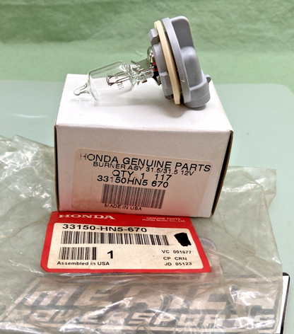 New Genuine Honda 33150-HN5-670 Bulb (12V 30/30W)