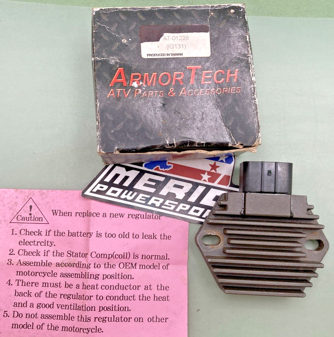 New Genuine Armor Tech AT-01226 (IG131) Voltage Regulator, Fits: Honda