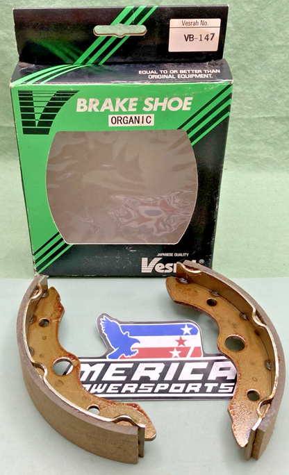 New Genuine Vesrah VB-147 Brake Shoes, Fits: Honda