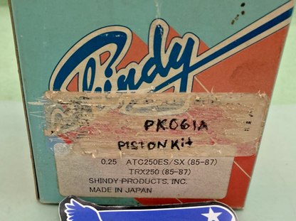 New Genuine Shindy PK061A Piston Kit 0.25, 85-87 ATC250ES, TRX250