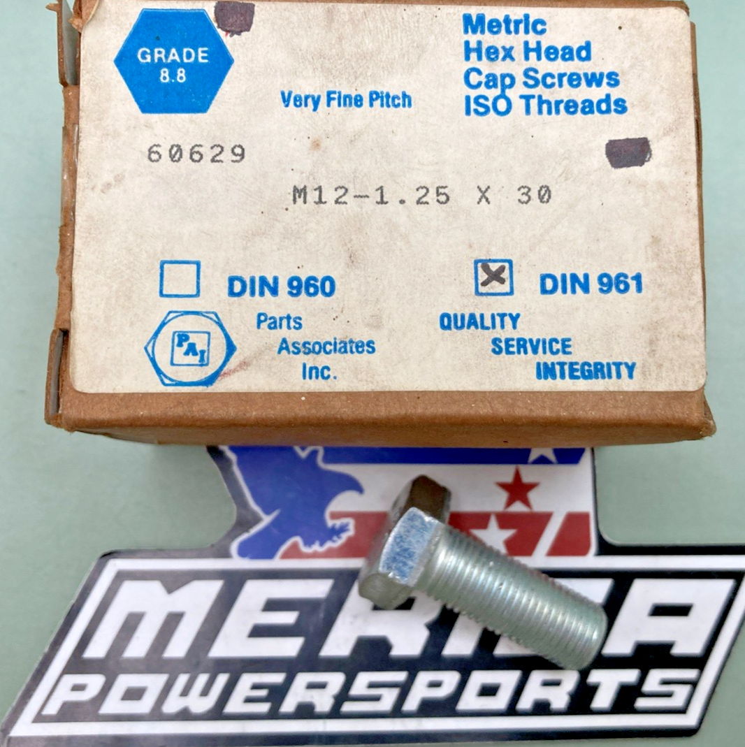 QTY 5 New PAI 60629 DIN961 Metric Hex Head Cap ISO Threads M12-1.25X30 Grade 8.8