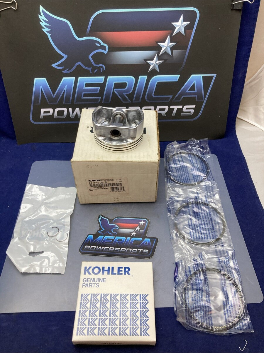 NEW GENUINE KOHLER 24 874 06-S KIT, PISTON W/RING SET