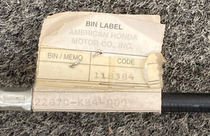 Honda 22870-KB4-000 CLUTCH CABLE New Replaces