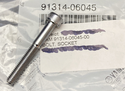 NEW GENUINE YAMAHA 91314-06045-00 SOCKET HEAD BOLT