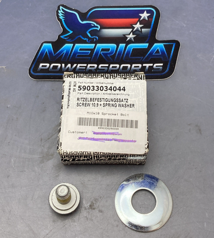 NEW GENUINE HUSQVARNA 59033034044 SPROCKET BOLT WASHER