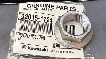 NEW GENUINE KAWASAKI 92015-1724 NUT,FLANGED,20MM