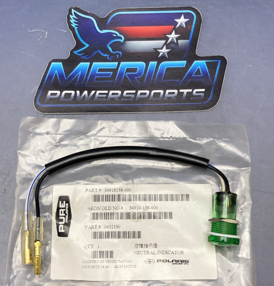 NEW GENUINE POLARIS 0452190 INDICATOR, NEUTRAL