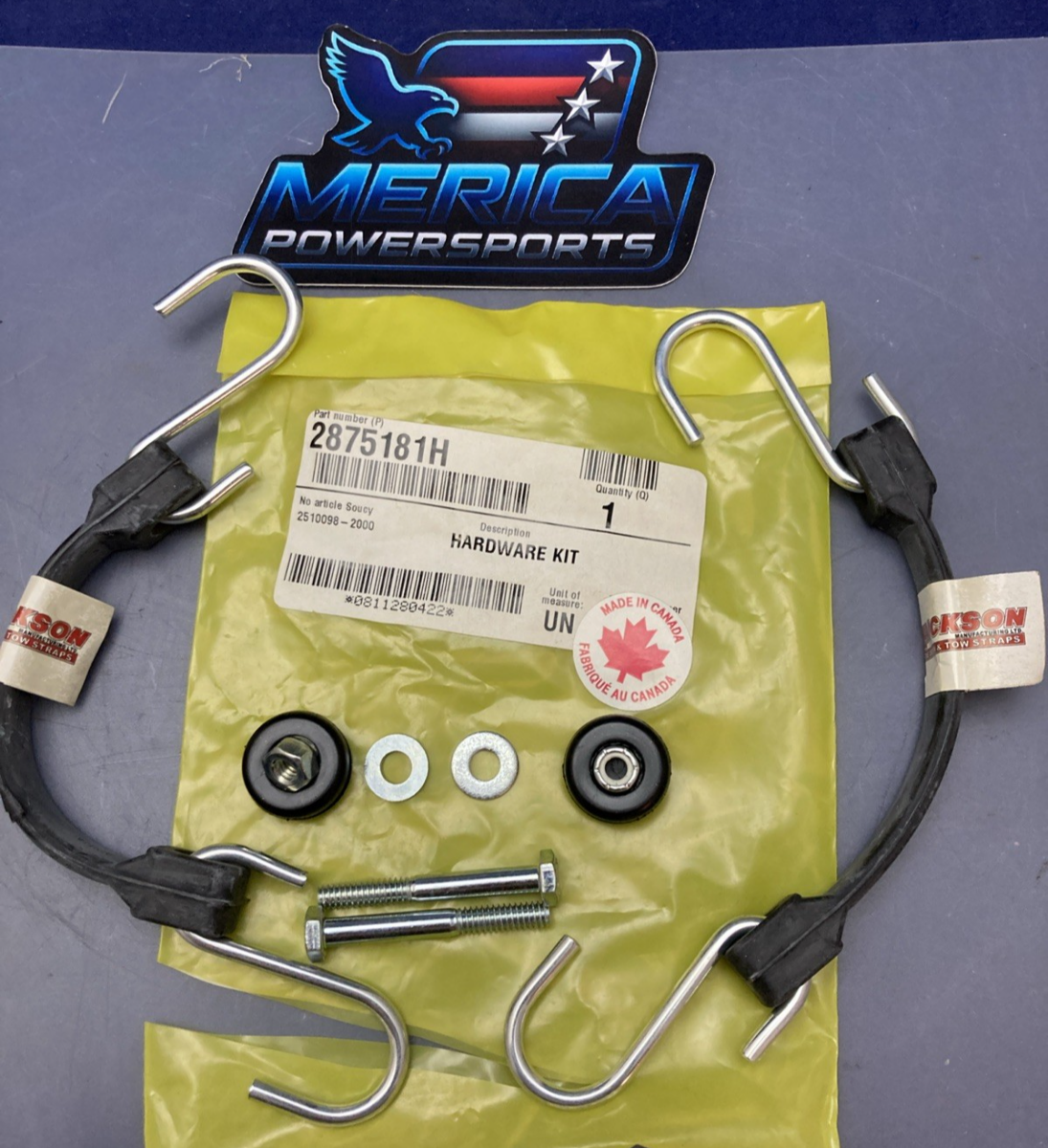 NEW GENUINE ERICKSON 287518H GUN SCABBARD HARDWARE KIT FOR POLARIS