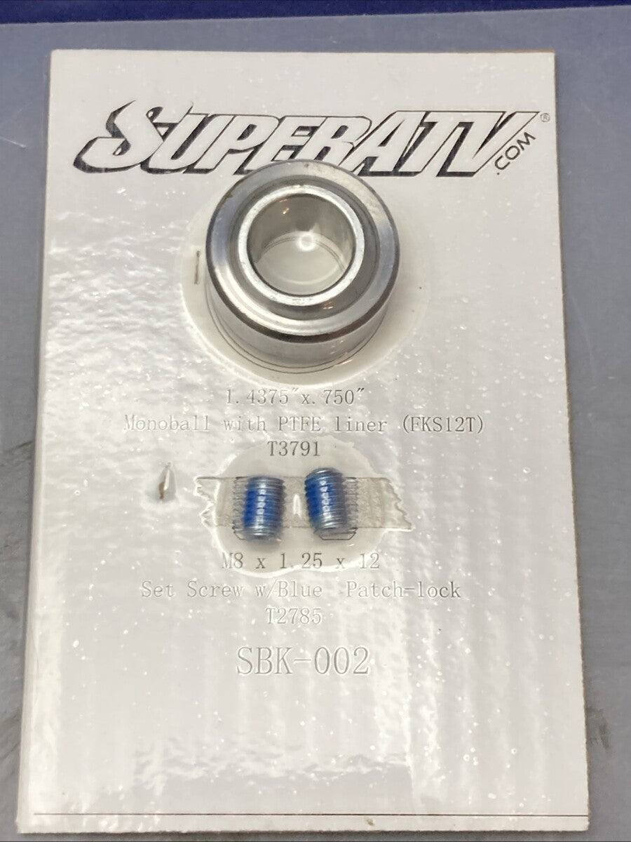 NEW GENUINE SUPERATV SBK-002 SPERICAL BEARING KIT