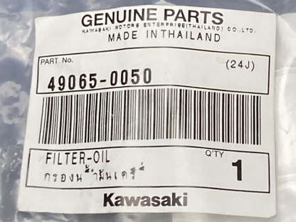 NEW GENUINE KAWASAKI 49065-0050 OIL FILTER