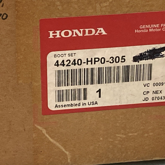 New Genuine Honda 44240-HP0-305 Boot Set