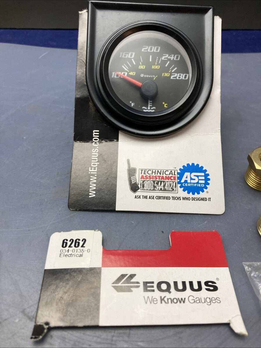 NEW GENUINE EQUUS 034-0135-0 6262 WATER TEMPERATURE GAUGE