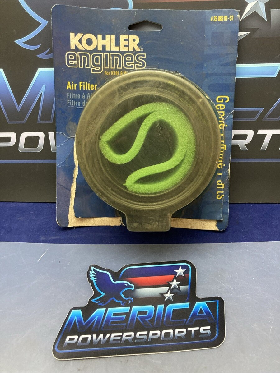 NEW GENUINE KOHLER 25 883 01-S1 AIR FILTER/ PRE FILTER