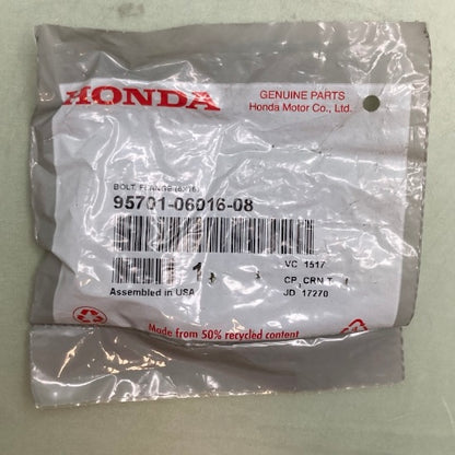 QTY 8 Honda 95701-0601608 FLANGE BOLT New Genuine