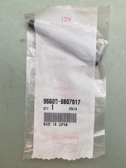 QTY 2 Honda 96600-0807017 SOCKET BOLT New Genuine