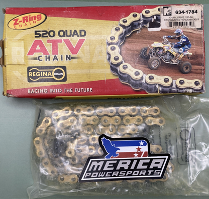 New Genuine Regina 520QUAD/084 Z-Ring ATV Drive Chain 84 Links
