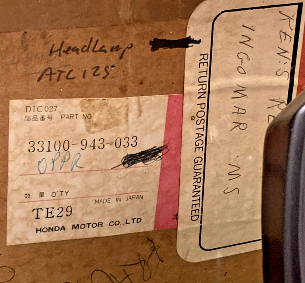 New Genuine Honda 33100-943-033 Head Light Assy