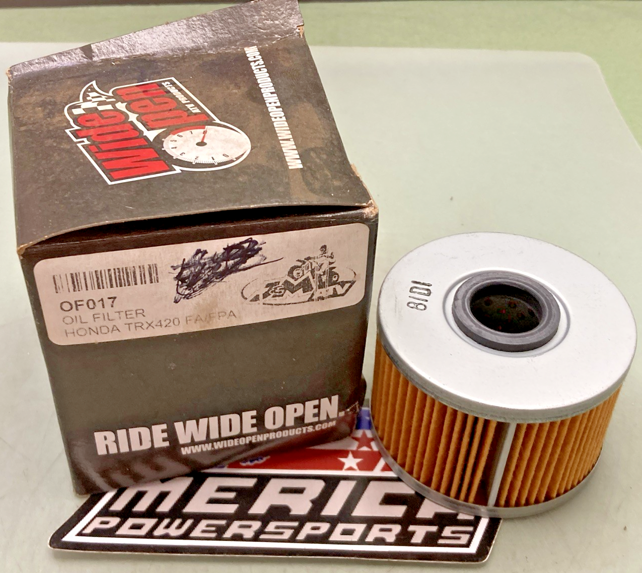 New Genuine Wide Open OF017 Oil Filter for Honda