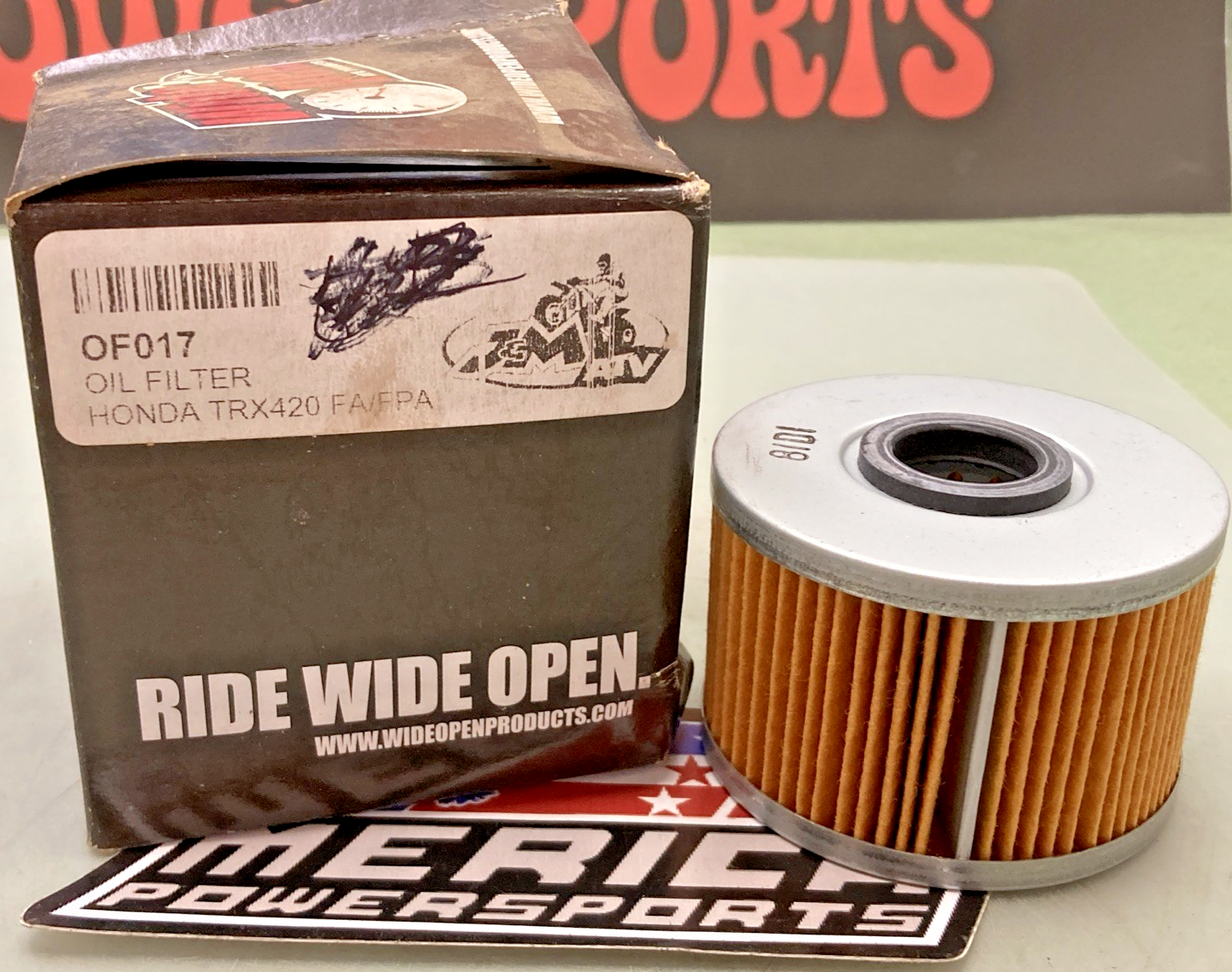 New Genuine Wide Open OF017 Oil Filter for Honda