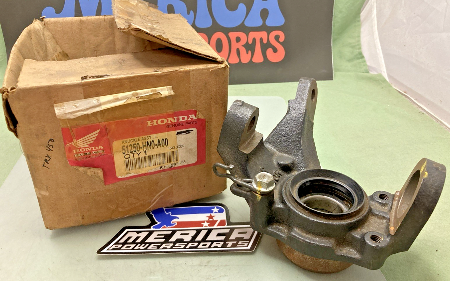 New Genuine Honda 51250-HN0-A00 Knuckle Assembly LH