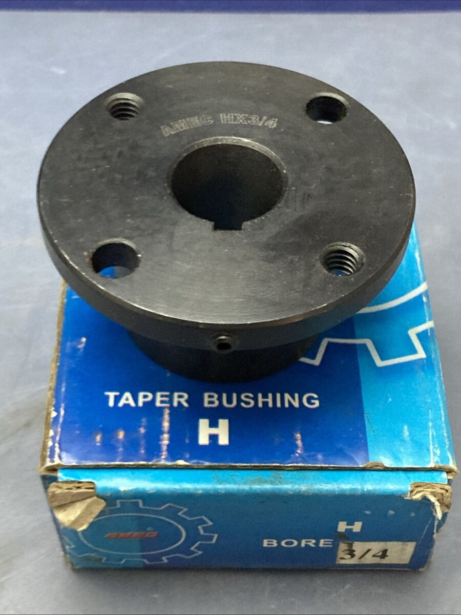New Genuine AMEC HX3/4 TAPER BUSHING H BORE