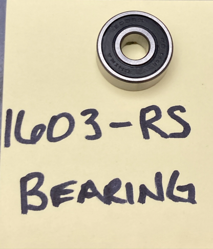 QTY 2 NEW 1603-RS RUBBER SEALS BEARING