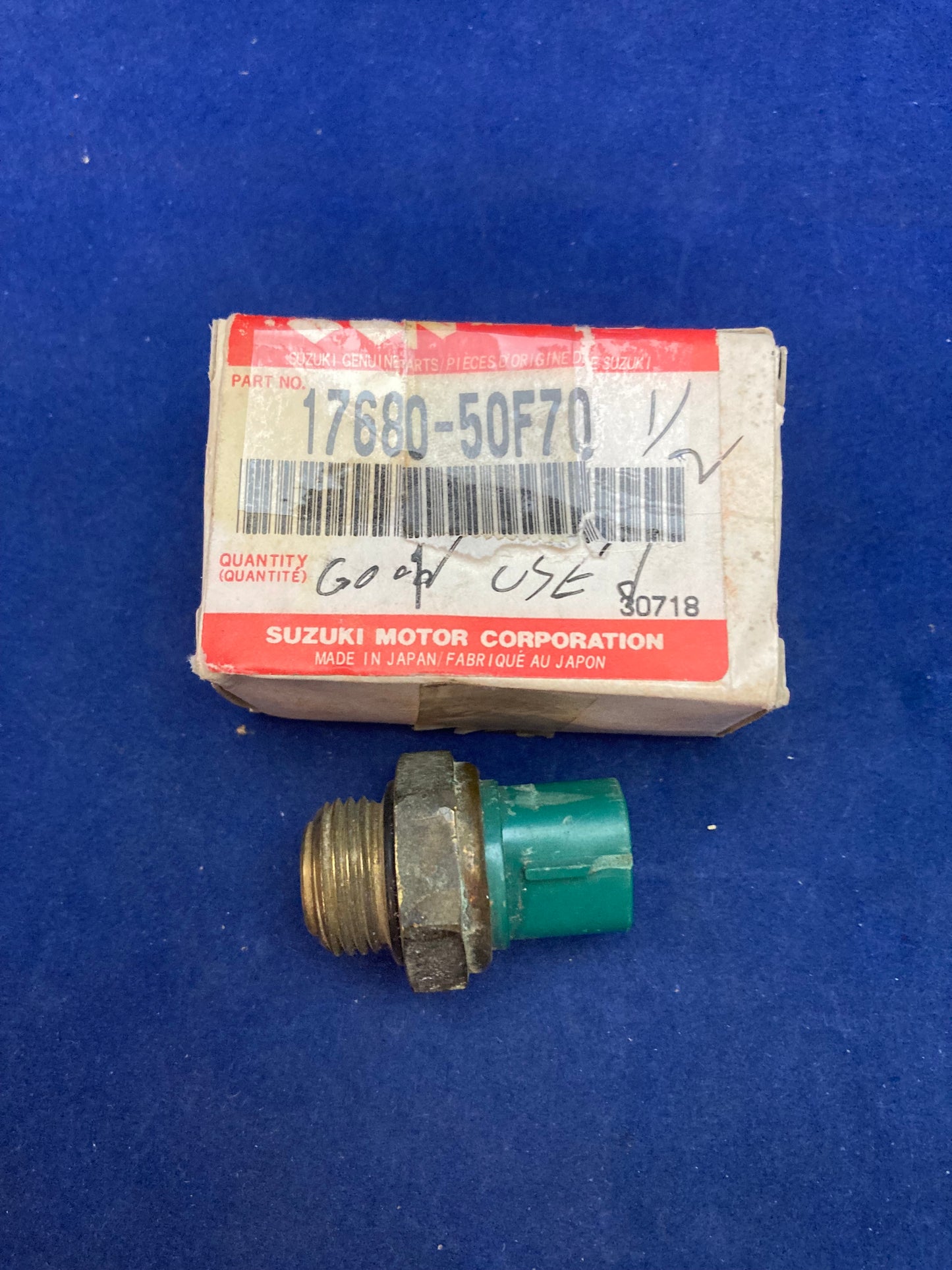 NEW GENUINE SUZUKI 17680-50F70 SWITCH, RADIATOR FAN QuadRunner LT-F500 1998-2008