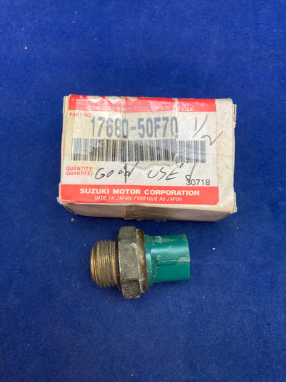 NEW GENUINE SUZUKI 17680-50F70 SWITCH, RADIATOR FAN QuadRunner LT-F500 1998-2008