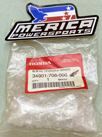 New Genuine Honda 34901-706-000 Bulb