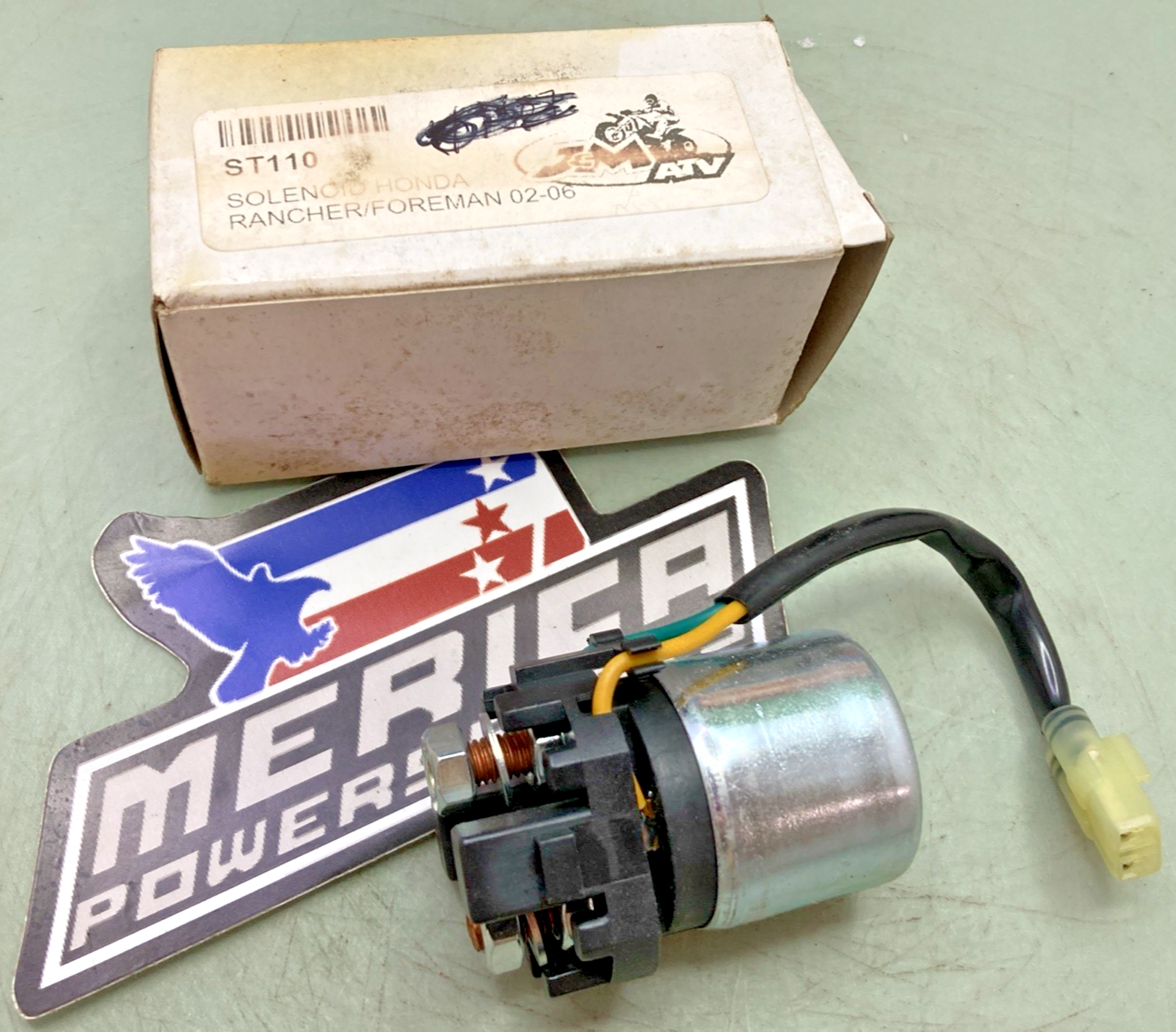 New Genuine J&M Atv ST110 Starter Solenoid