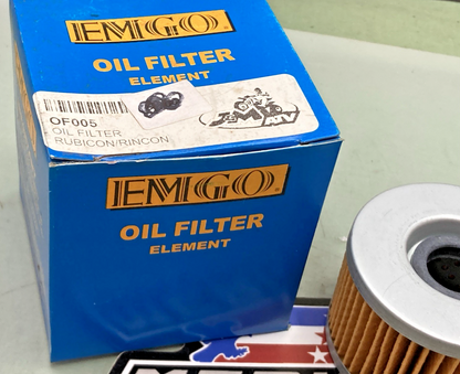 New Genuine Emgo 10-30200 Oil Filter with Gasket Kit