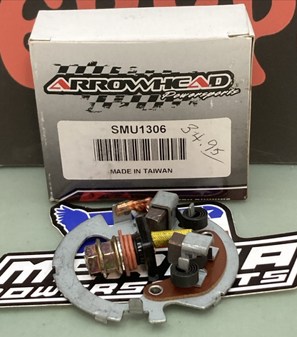 New Genuine Arrowhead SMU1306 STARTER BRUSH PLATE W/ BRUSHES SOLDERED