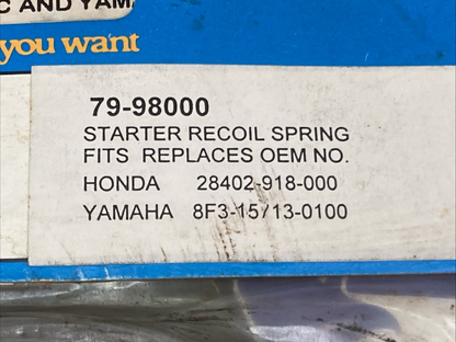 New Genuine Emgo 79-98000 Starter Recoil Spring