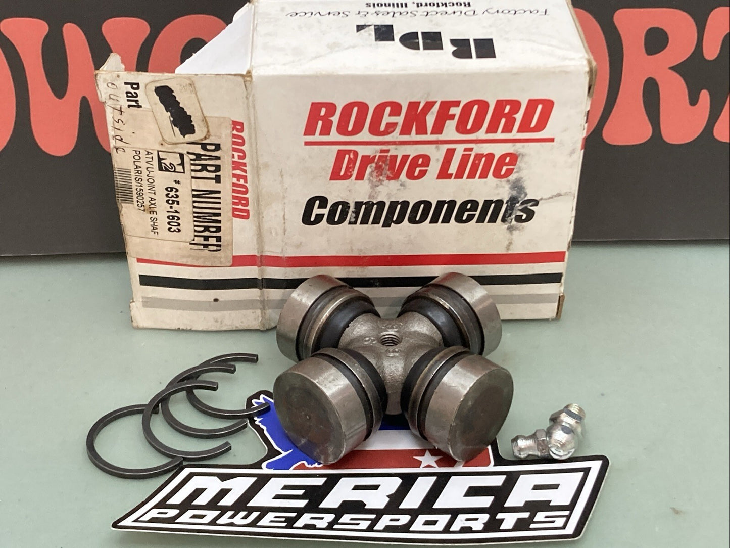 New Genuine Rockford 635-1603 U-Joint, Axle Shaft Polaris