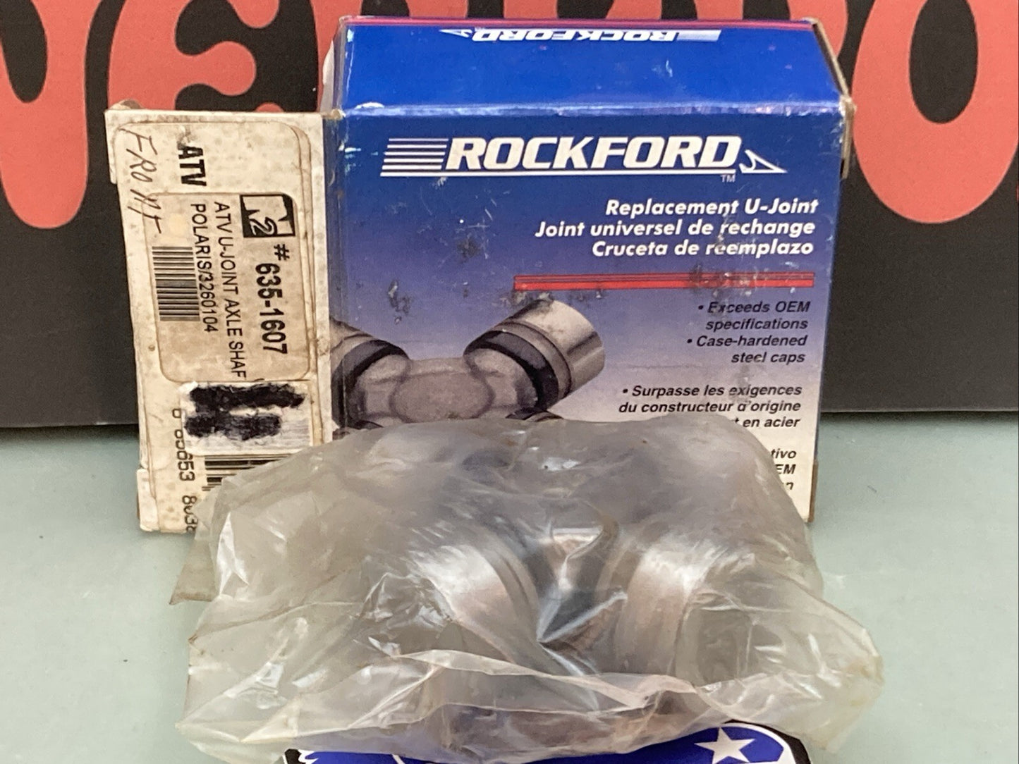 New Genuine Rockford 635-1607 U-Joint, Axle Shaft Polaris 3260104
