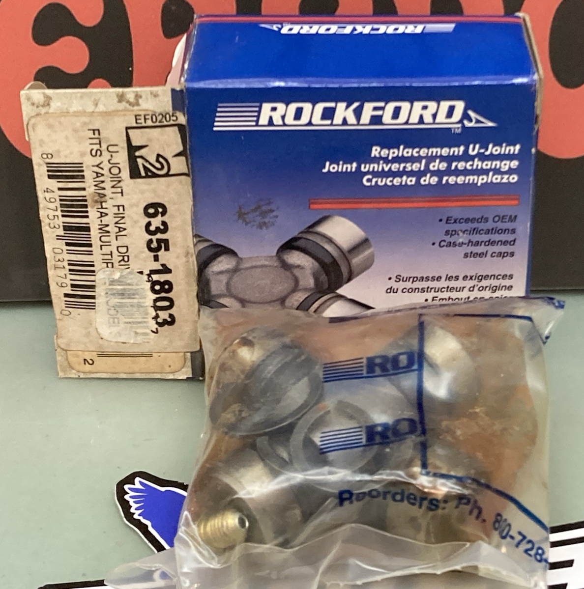 New Genuine Rockford 635-1803 U-Joint, Axle Shaft Yamaha