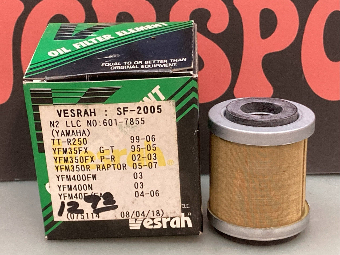 New Genuine Vesrah SF-2005 Oil Filter Yamaha