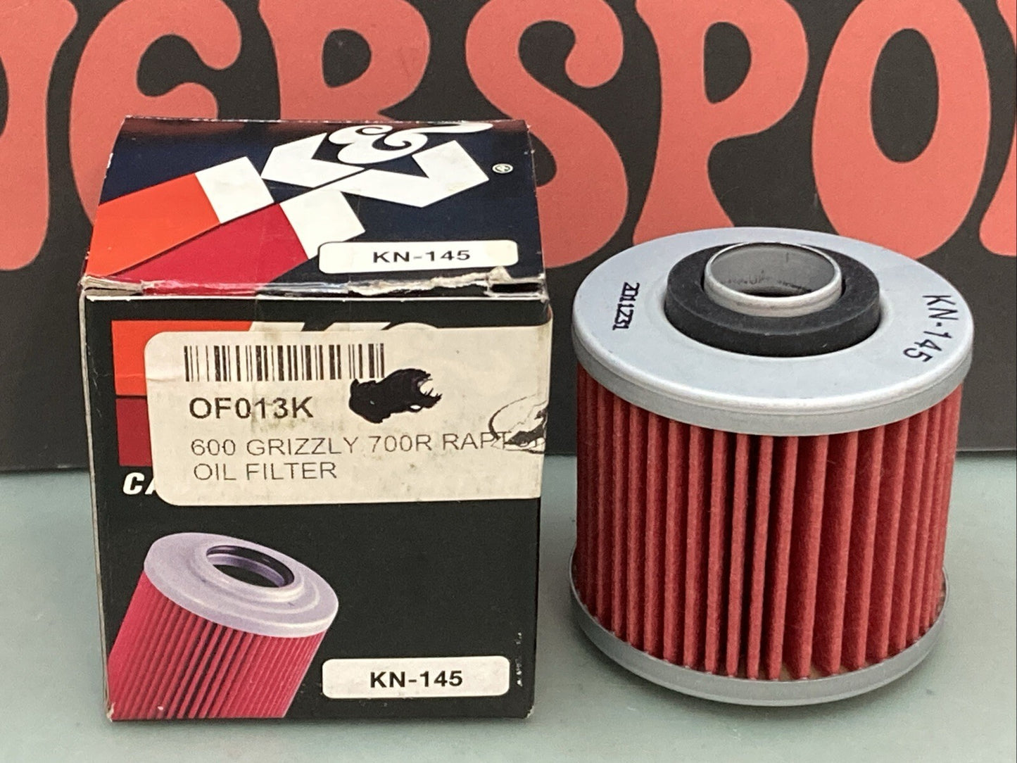 New Genuine K&N KN-145 PERFORMANCE CARTRIDGE OIL FILTER