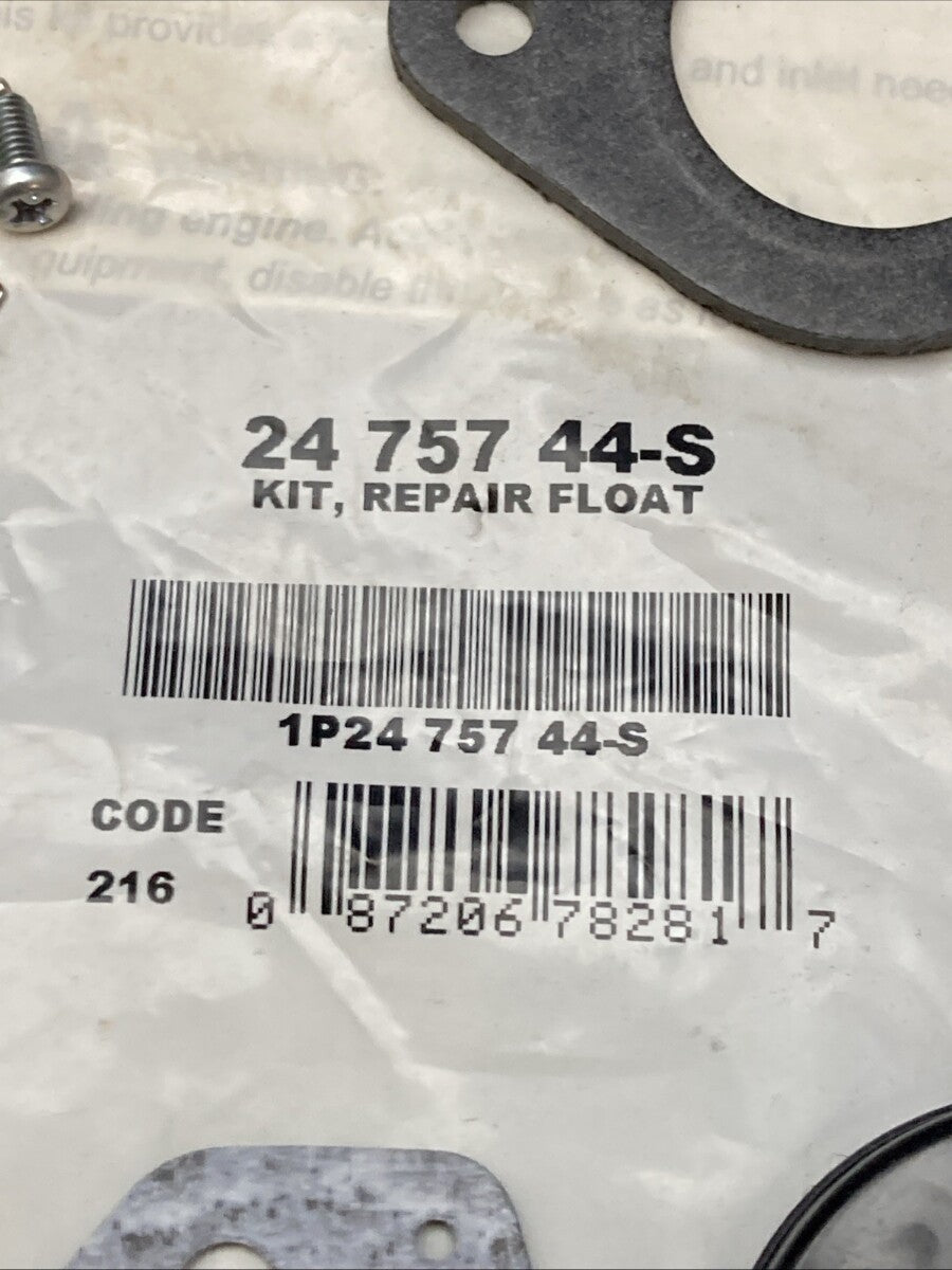 NEW GENUINE KOHLER 24 757 44-S FLOAT REPAIR KIT