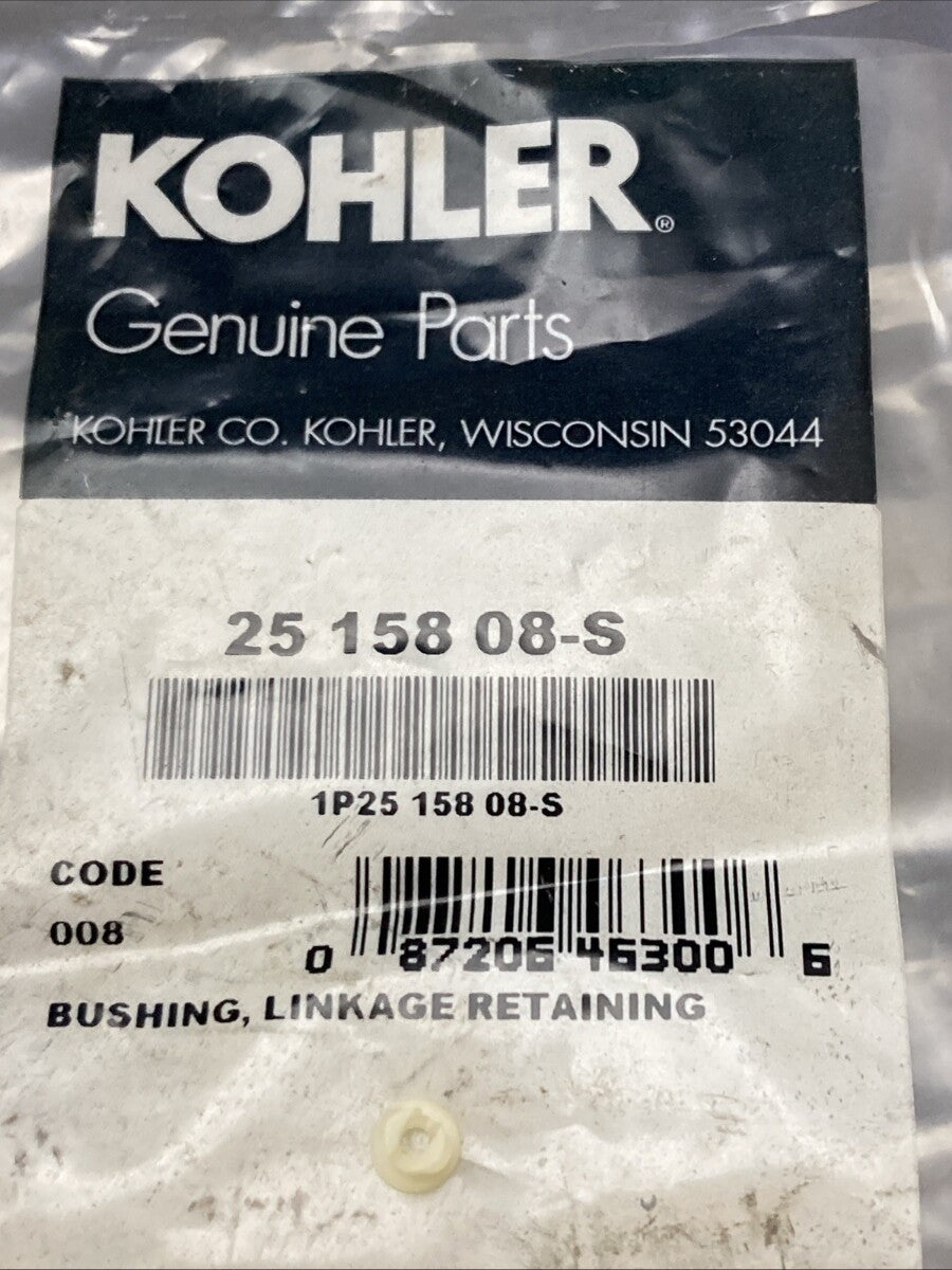 QTY 2 NEW GENUINE KOHLER 25 158 08-S LINKAGE RETAINING BUSHING