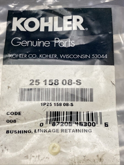 QTY 2 NEW GENUINE KOHLER 25 158 08-S LINKAGE RETAINING BUSHING