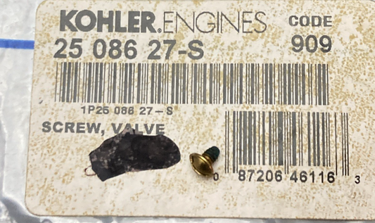 QTY 2 NEW GENUINE KOHLER 25 086 27-S SCREW