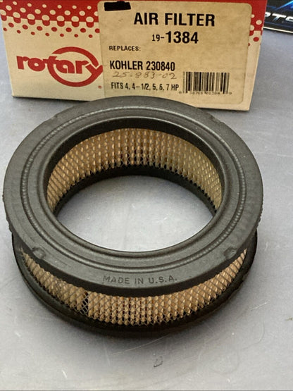NEW GENUINE ROTARY 19-1384 AIR FILTER