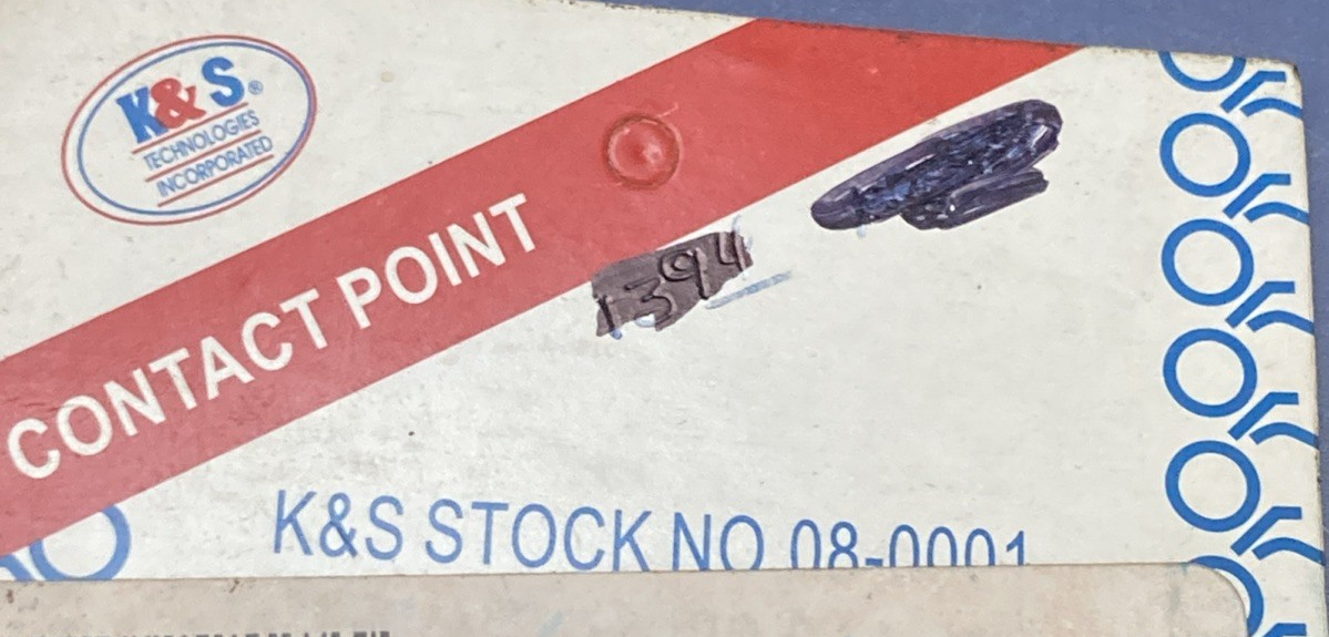 NEW GENUINE K&S 08-0001 IGNITION CONTACT POINTS REPLACES 30202-041-015